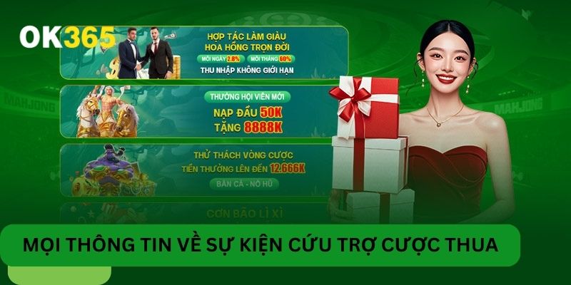 Mọi thông tin nên biết về sự kiện cứu trợ cược thua